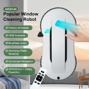 Nettoyeur <span class=keywords><strong>de</strong></span> vitres électrique à navigation automatique, outil essentiel pour le nettoyage des fenêtres en hauteur, autonomie <span class=keywords><strong>de</strong></span> plus <span class=keywords><strong>de</strong></span> 3 heures, 180 minutes d'utilisation - Product Image 2