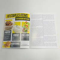 Livret d'impression de Magazine A4 personnalisé de haute qualité, reliure parfaite, bon marché