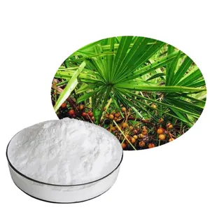 Alta qualidade amostras fornecimento gratuito de saw palmetto pó do extrato de saw palmetto fruit extract pó amostras grátis