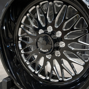 Cerchi in Alluminio 6061-T6 Forgiati su Misura 22x12 24x14 26x16, Cerchioni Cromati Lucidi per Fuoristrada, per GMC Chevy Ford F150 N09 EXTORT SS - Product Image 2