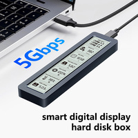 Carcasa para Disco Duro SL-TN26-P, USB3.2 Gen1 5Gbps, Carcasa para Unidad de Estado Sólido, Protocolo Móvil NVME/SATA