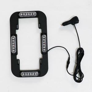 Siêu mát Red <span class=keywords><strong>LED</strong></span> Strobe tấm giấy phép khung khẩn cấp nguy hiểm an toàn ánh sáng cho xây dựng xe tải sạc mô hình - Product Image 5