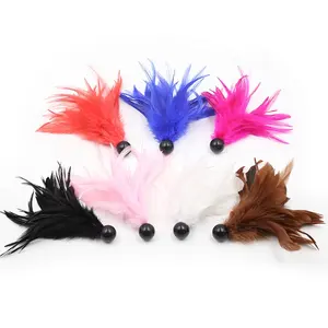 Sexprodukte Sex Toys Products SM Tail Anal Plug Sensory Feathers Beads Skin Irritation Tickle Flirting Feathers Sexual Feather