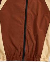 Veste de survêtement d'hiver pour homme XIN HUI personnalisable avec logo, coupe-vent respirant en nylon à panneaux colorés pour le sport et l'entraînement en extérieur (vente en gros)