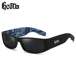 GCOTX alla moda occhiali da sole da moto da uomo di marca rettangolare occhiali da sole polarizzati Hip Hop moda West Coast stile occhiali da sole G662 - Product Image 2