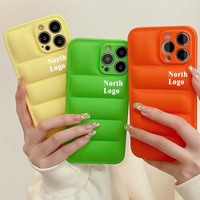 Marque de mode étuis Transparent Tpu le coton nord doux visage coque de téléphone pour Iphone 15 14 13 12 Pro Max