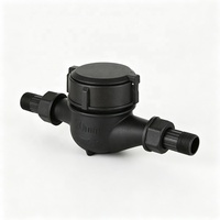 Compteur d'eau multi-jets à cadran sec DN20, classe de protection IP68, compteur d'eau froide de type fileté pour la rénovation de l'eau rurale