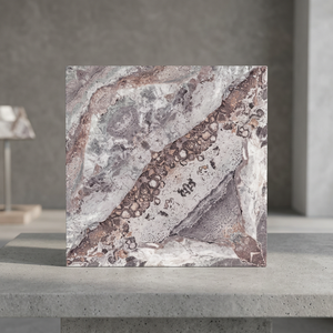 Carreaux de sol en céramique numérique aspect marbre gris 40x40cm, finition mate, porcelaine, pour chambre à coucher, design d'intérieur - Product Image 6