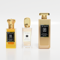 Unique 30ml 50ml 100ml personnalisé vide luxe vintage cosmétique brumisateur vaporisateur bouteille de parfum élégant en verre