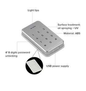 Kerong tiên tiến kỹ thuật số điện tử Keyless Locker ổ khóa đám mây lưu trữ dữ liệu nhà máy chuyên nghiệp thẻ nhớ gỗ loại cửa - Product Image 5