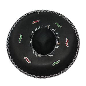 Sombrero Fedora de Ala Ancha Extra Grande, Estilo Mexicano, para Carnaval, Disfraz de Halloween - Product Image 1