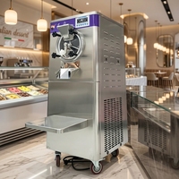 Machine à crème glacée de haute qualité 18 L/H, machine à crème glacée dure commerciale