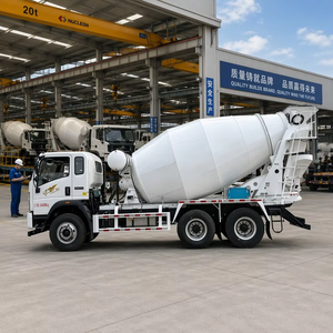 Camion malaxeur blanc à prix d'usine avec bande réfléchissante de sécurité, cage latérale et boucles d'arrimage - Product Image 5