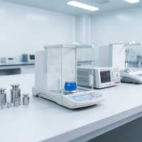 Balance analytique avec imprimante, capacité 220g, balance électronique de laboratoire, fabrication chinoise, économique, semi-micro et analytique