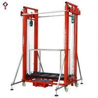 Échafaudage électrique de nouvelle génération pour les chantiers de construction, travaux intérieurs et extérieurs, et décoration, pliable