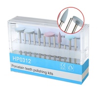 Kit de polissage dentaire pour résine composite, kit autoclavable pour clinique, fraises de polissage céramique HP0312