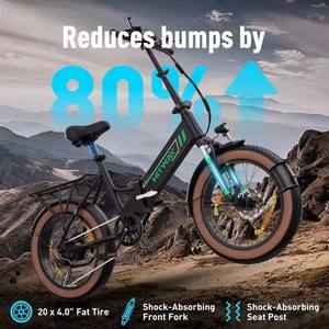 Stock EU/UK <span class=keywords><strong>HITWAY</strong></span> BK20 vélo de ville électrique pliant 90km longue portée 48v 250w VTT pour adulte - Product Image 3