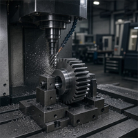 Engrenage droit en acier et laiton sur mesure, usinage CNC, engrenage droit industriel personnalisé selon les dessins