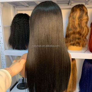 批发优质生越南人发骨直假发13x4高清蕾丝前假发热卖2025超双拉 - Product Image 2