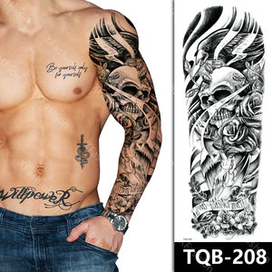 Adesivi Cho Tatuaggi Temporanei <span class=keywords><strong>Di</strong></span> Grandi Hình Xăm Tạm Thời Chống Nước Nghệ Thuật Toàn Thân Cánh Tay Kích Thước Lớn Đầy Màu Sắc - Product Image 4