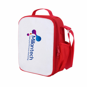 Sac isotherme de plage Millan Panic Buying noir personnalisé avec logo de marque, lavable, pour 12 canettes, idéal pour les pique-niques en extérieur - Product Image 4