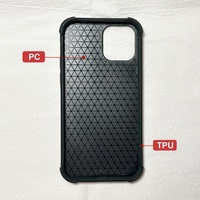Vente en gros Antichoc 4 coins 2d Sublimation Phone Case Blanks pour iPhone 13 14 15pro Max pour Samsung S22 S23