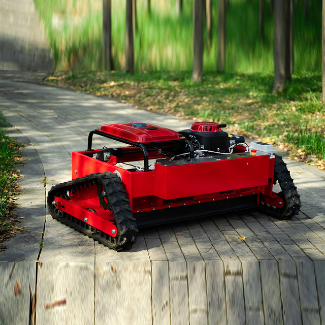 NEW Lawn Tractor Crawler Robot Remote Control Machine Grass Cutter Lawn Mower