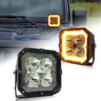 Nouveau phare LED de 80W 5 pouces pour 4x4, camion de travail tout-terrain, lampe blanche DRL, étanche IP69, montage universel