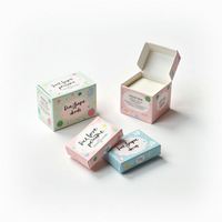 Emballage en papier cadeau en carton recyclable personnalisé pour le maquillage de la peau boîte de papier avec insertion de laminage brillant et tache UV sur le logo de la marque