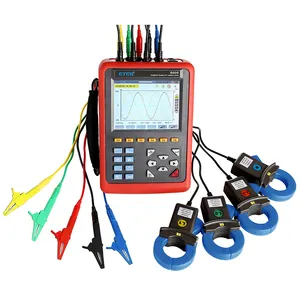 Etcr5000 40hz-70hz analisador de energia, elétrico portátil, trifásico, da qualidade da energia