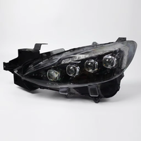 Longding pour Mazda 3 Axela 2014-2016 – Ensemble de phares LED automatiques 100W 12V 6500K, lentille bifocale en cristal à 4 segments, amélioration de la lampe avant