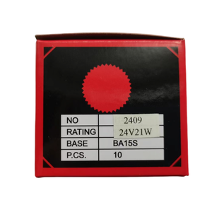 Sistema de Iluminación Automotriz de Alta Calidad, Piezas Universales 2409 24V 21/5W BA15S, Bombilla Pequeña de Doble Luz Trasera - Product Image 3