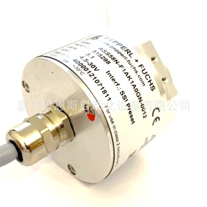 Codificador Absoluto Pepperl+Fuchs ASS58N-F1AK1A0GN-0012 de 58 mm con Cables Preinstalados SSI - Product Image 1