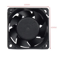 Ventilateur axial électrique SANLY SF6038 12V 24V à double roulement à billes, 6000 tr/min, haute vitesse, évacuation industrielle, 2 broches, étanche, OEM/ODM