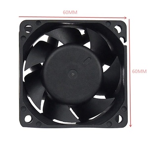 6038 12V 24V đôi bóng mang dòng chảy hướng trục người hâm mộ 6000 vòng/phút tốc độ cao xả công nghiệp Fan 2pin không thấm nước DC Quạt làm mát - Product Image 4