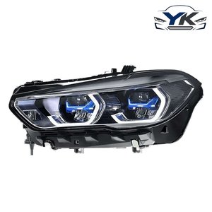 Faros Delanteros Láser Black Shadow para <span class=keywords><strong>BMW</strong></span> G05, Usados, Originales, Desmontados, X5 F95 X5M G06 <span class=keywords><strong>X6</strong></span> F96 X6M 2019-2023, Lámpara Delantera LED - Product Image 1