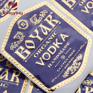 Pegatinas de bate de cricket de marca personalizada, etiqueta de chocolate/<span class=keywords><strong>vino</strong></span>/cerveza, etiquetas de lámina dorada - Product Image 6