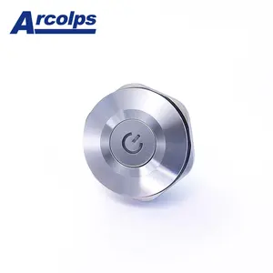 10A 250V Panel 30.0mm Light Push Button Switch SPDT Momentary Stainless Steel Waterproof LED Metal Push Button Switches