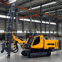 Foreuse de forage de trous de dynamitage Kaishan KT11 pour l'exploitation minière de surface avec système de manutention automatique des tiges, profondeur de forage de 32 m, mobile
