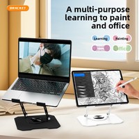 Support de tablette PC rotatif à 360 degrés réglable Support de levage surélevé en métal Dissipation de la chaleur Support de téléphone de jeu Compatible avec iPad