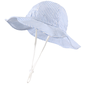 Sombrero de Pescador a Rayas Versátil para Niños, Primavera-Verano, para Playa y Protección Solar - Product Image 2