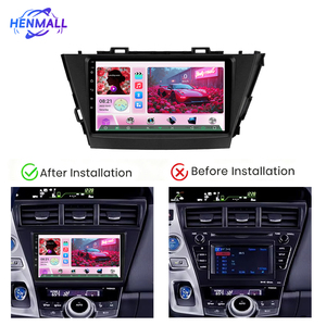Radio para Auto Henmall de 9 Pulgadas con Control del Volante, Reproductor de DVD para Auto con Bluetooth 4G Integrado para Toyota Prius Alpha 2012-2015 - Product Image 5
