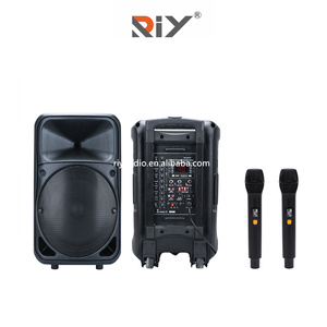 רמקול אקטיבי נטען PK-3212 עם פונקציית BT/USB, רמקול טרולי אקטיבי 10/12/15 אינץ' עם שני ידיות נשיאה לשימוש חיצוני - Product Image 3
