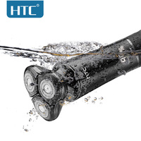 Tondeuse à barbe multifonctionnelle 4 en 1 HTC GT-689 IPX6 lavable, tondeuse pour les oreilles et le nez, tondeuse à cheveux pour hommes, kit de toilettage