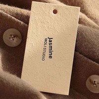 Étiquettes personnalisées pour vêtements fabriquées en Chine, directement de l'usine, pour vêtements pour hommes, femmes et enfants ; étiquettes de prix pour sous-vêtements en papier parfumé