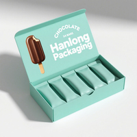 Boîte de papier de sucettes glacées en gros Papier de qualité alimentaire pour crème glacée paquet de sucettes glacées avec logo personnalisé