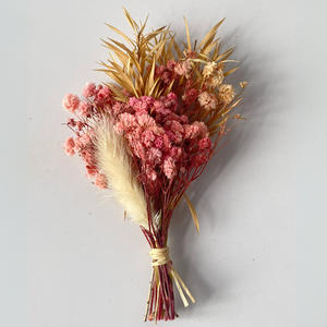 Mini ramos de flores secas, pequeños arreglos de flores prensadas para decoració<span class=keywords><strong>n</strong></span> de escritorio para el hogar, centros de mesa de oficina, tiendas de regalos, minoristas - Product Image 5