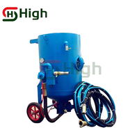Portable pneumatique sans poussière eau sablage Machine dissolvant respectueux de l'environnement haute pression sablage en gros