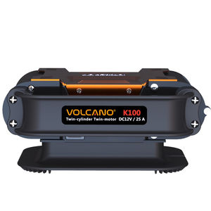 Outils de véhicule Gonfleur de pneu à double cylindre Pompe à compresseur d'air robuste pour voiture à double <span class=keywords><strong>moteur</strong></span> 12V Universel 30 Min. 2.54 Meter 25ft - Product Image 4