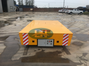 Nuevo Carro de Transferencia Motorizado de Acero con Control PLC y Alimentación por Batería con Rodamientos de Bolas para el Transporte de Piezas Grandes - Product Image 4